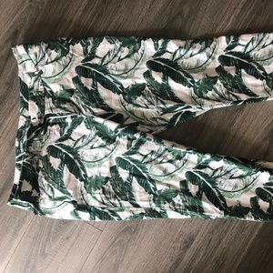 Pixie pants palm print